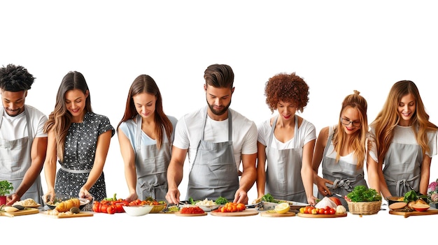 Zespół przygotowujący posiłek